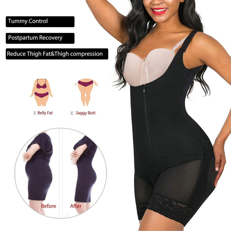 Bodysuit modelador com zíper